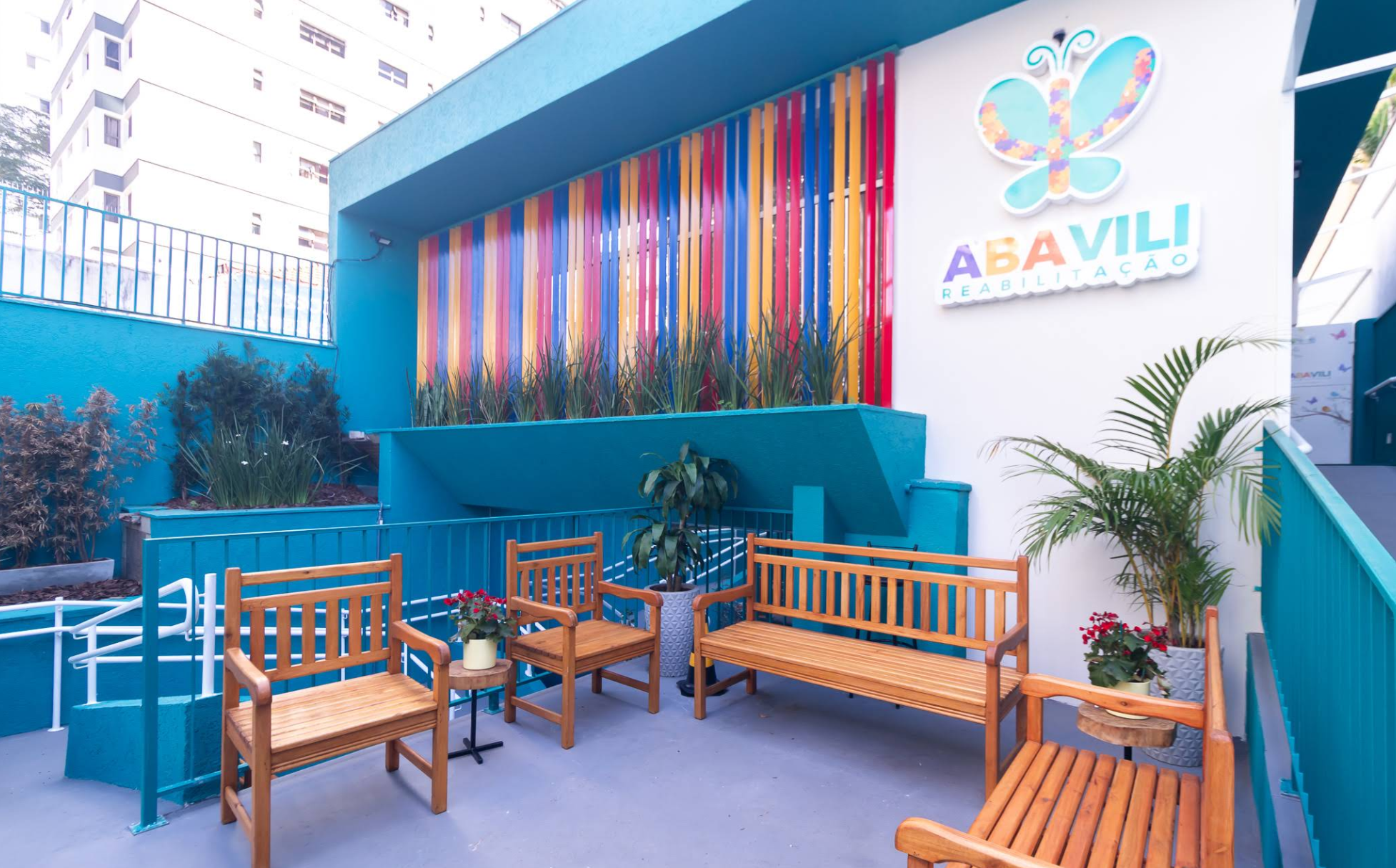 Fachada da clínica ABA VILI Reabilitação em Santo André